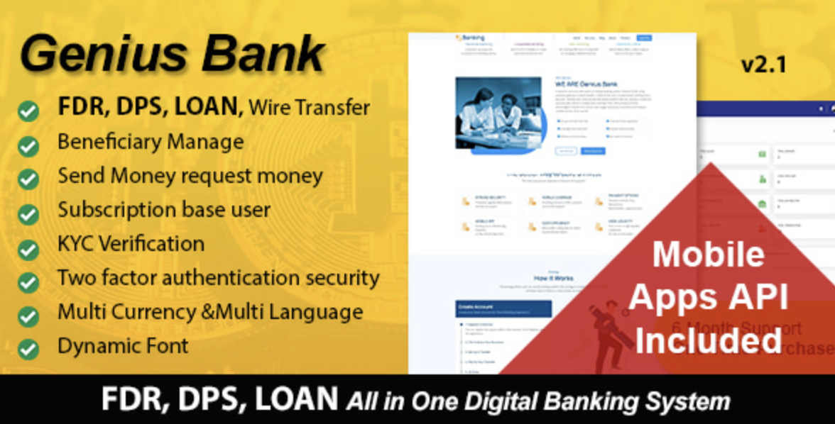 Genius Bank – All in One Digital Banking System 2 Genius Bank – All in One Digital Banking System