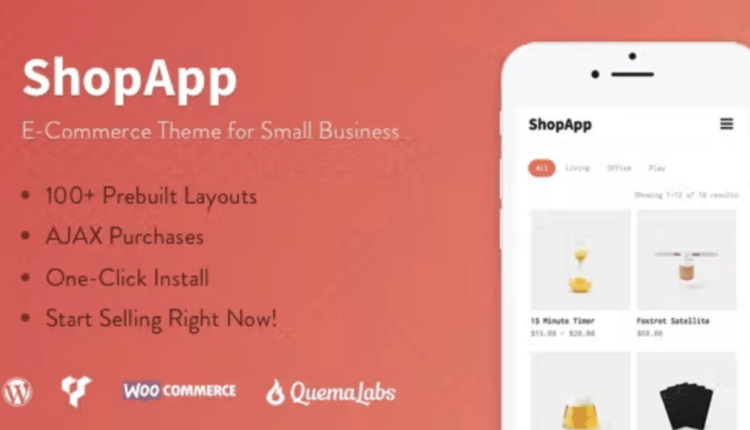 ShopApp – WordPress Theme for Small Business