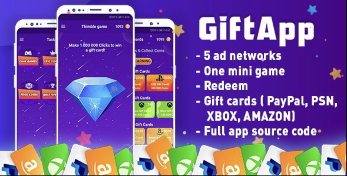 GiftApp – Make Money & Free gift cards