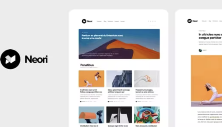 Neori – News and Magazine WordPress Theme