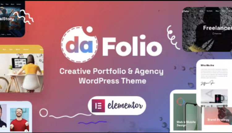 Dafolio – A Portfolio WordPress Theme