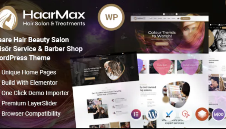 HaarMax – Barber And Salon WordPress Theme