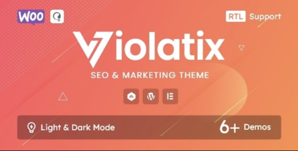 Violatix – SEO & Marketing WordPress Theme