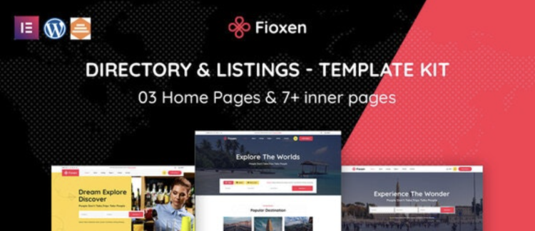 Fioxen – Travel Directory & Listings Elementor Template Kit