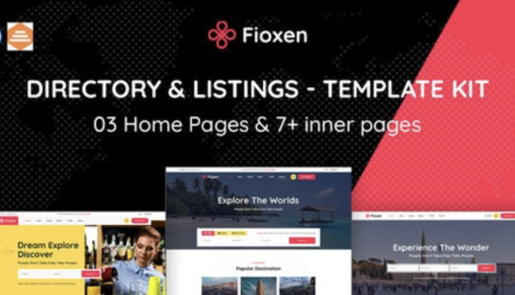 Fioxen – Travel Directory & Listings Elementor Template Kit