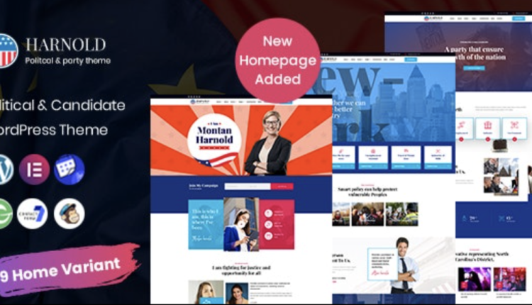 Harnold – Political WordPress Theme