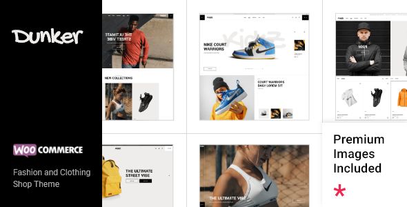 Dunker - Fashion and Clothing Shop WordPress Theme