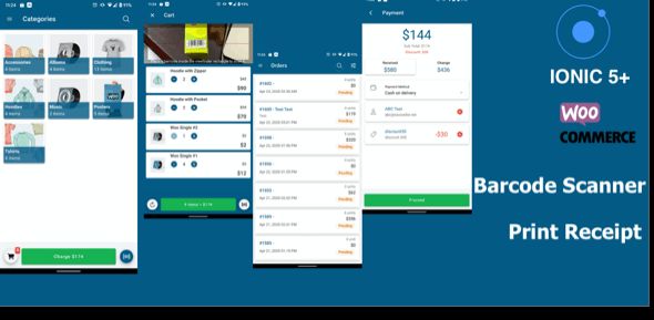 WooPOS Point Of Sale with IONIC.+ Woocommerce