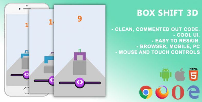 Box Shift 3D. Mobile/ Html5 Game .c3p (Construct 3) 2 Box Shift 3D. Mobile/ Html5 Game .c3p (Construct 3)