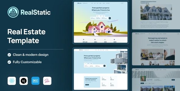 RealStatic - React Nextjs Real Estate Template
