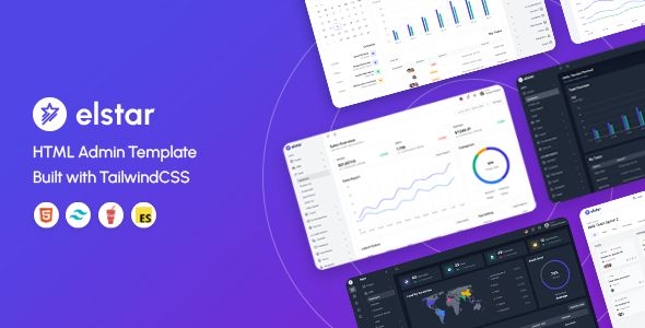 Elstar – Tailwind HTML Admin Template