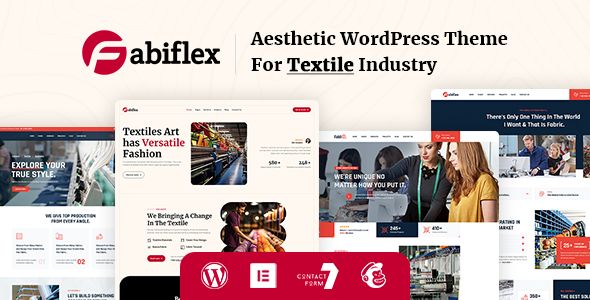 Fabiflex – Textile Industry WordPress Theme