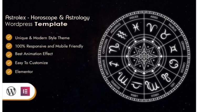 Astrolex – Horoscope & Astrology WordPress Theme