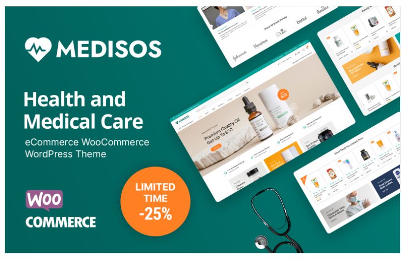 Medisos – Pharmacy and Drug and Medical WooCommerce Theme