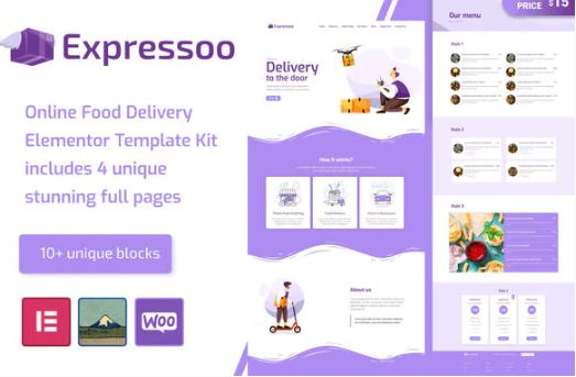 Expressoo – Online Food Delivery Template Kit