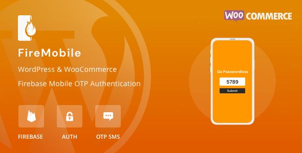FireMobile- WordPress WooCommerce firebase mobile OTP authentication