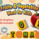 Fruits & Vegetables Word for Kids