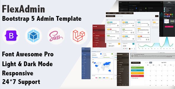 FlexAdmin – Bootstrap 5 Admin Template