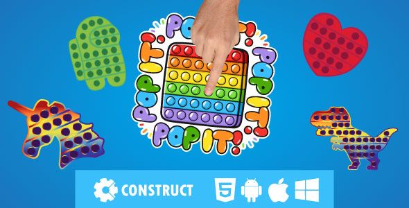 Pop it Fidget – HTML 5 Mobile Game