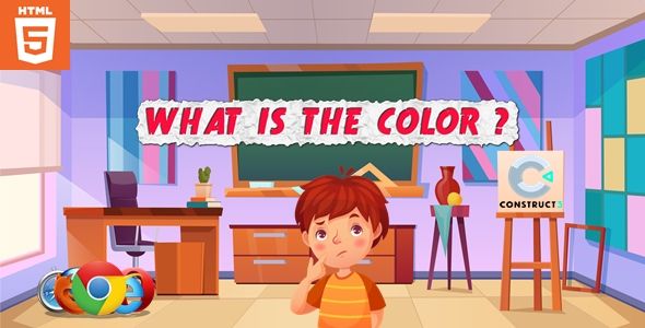 What is the color? – HTML ｜ Educational game