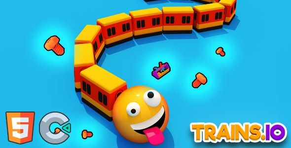 Trains.io 3D – (HTML5 Game – Construct 3)