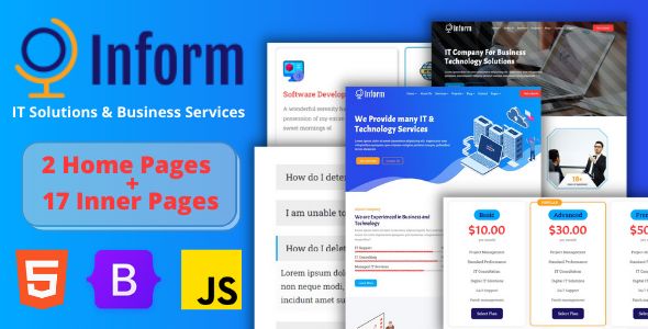 nform – IT Solutions Business Services Web Template