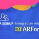 User Signup for Arforms