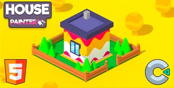 House Painter – (HTML5 Game – Construct 3)