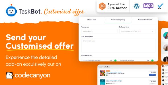 Taskbot addon – Customized task offer