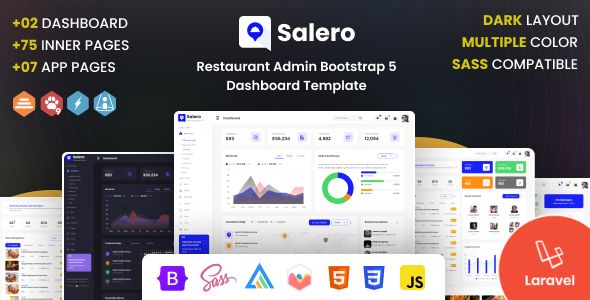 Salero – Laravel Restaurant Admin Template
