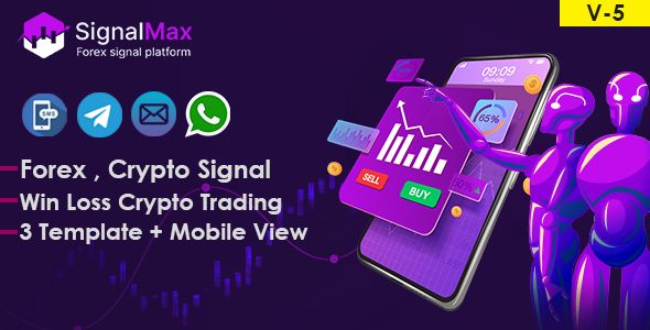 SignalMax – Forex , Crypto Signal Notifier Subscription based Platform