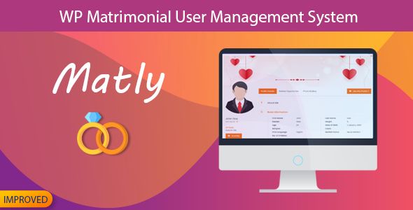 Matly - WordPress Matrimonial User Management System