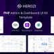 Herozi – PHP Admin Dashboard Ui Kit Template