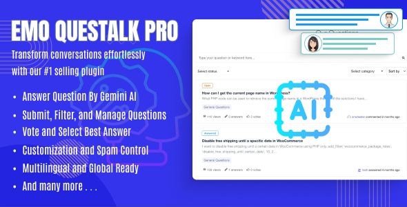 DW Question Answer Pro – WordPress Plugin