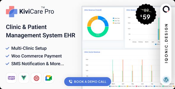 KiviCare(TM) Pro – Clinic and Patient Management System EHR (Add-on)