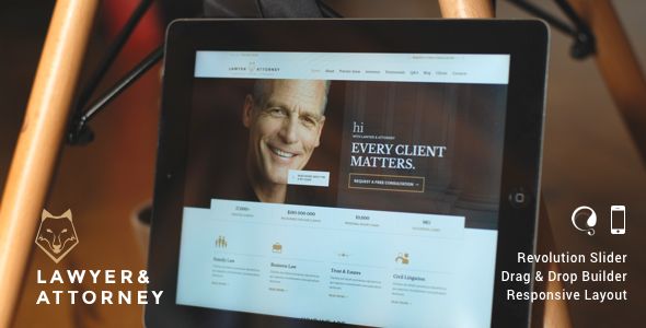 Lexoria – Lawyer WordPress Theme