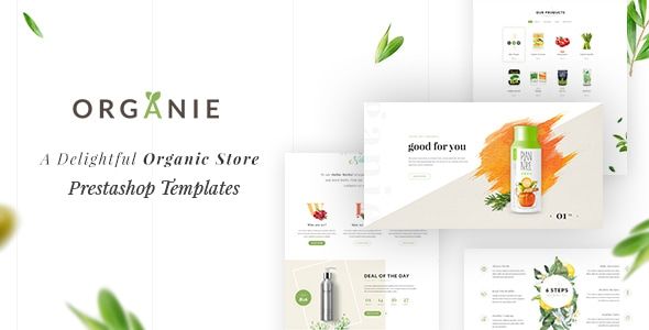 Organie – A Delightful Organic Store eCommerce Prestashop Theme V1.6 V1.7