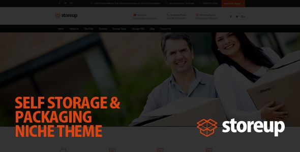 Storeup – Self Storage Business WordPress Theme