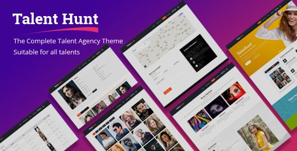 Talent Hunt – Model Management WordPress CMS Theme