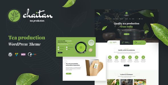 Chaitan – Tea Production Company Organic Store WordPress Theme