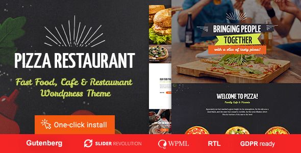 Pizza Restaurant – Fast Food Restaurant WordPress Theme