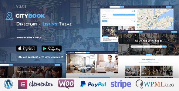 CityBook – Directory Listing WordPress Theme