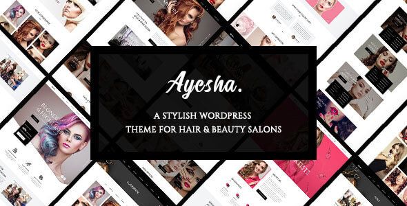 Ayesha – Hairdressers and Beauty Salons WordPress Theme