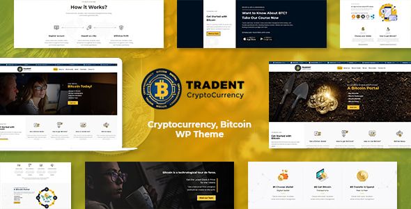 Tradent – Cryptocurrency Bitcoin WordPress Theme