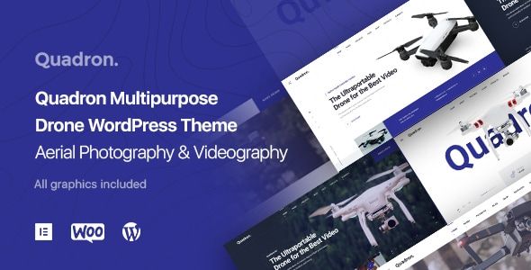 Quadrone – Drone UAV Video Pilot WordPress Theme