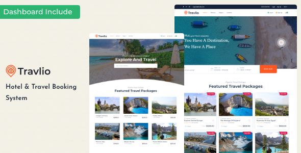 Travlio – Tour Hotel Booking HTML Template