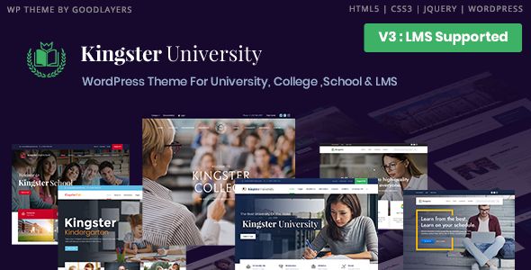 Kingster – Education School WordPress