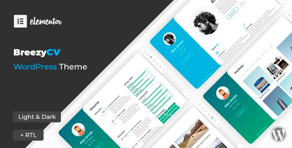 BreezyCV – Resume WordPress Theme