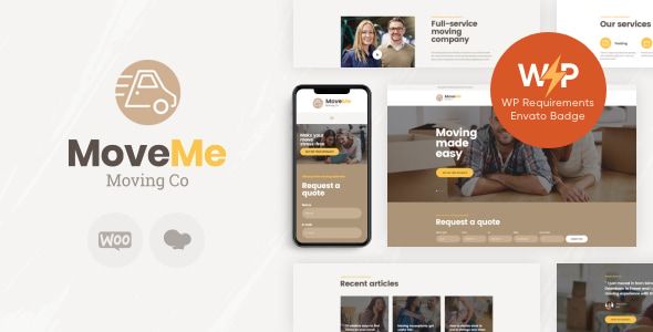 MoveMe | Moving Storage Relocation Company WordPress Theme