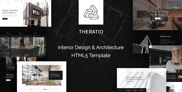 Theratio – Interior Design Architecture HTML5 Template